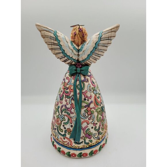 Jim Shore Heartwood Creek Angel Figurine "New Beginnings" CL1674 9 Inches Hand-P - Picture 4 of 9